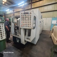 Samputensili #SM2TA, automatic loading gear chamfering machines w/shuttle loader