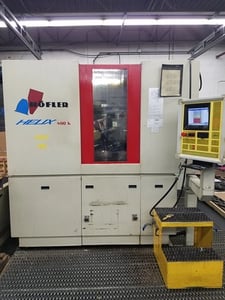Hofler #Helix-400K, CNC gear grinder, 0.4"-1.8" gear diameter, 2.5-50.8 DP, in plant under power, 2001