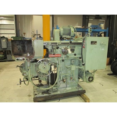 Sundstrand #D-12, rotary surface grinder, 12" EMC, power feed, machine guarding, 1968