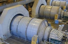 26' x 40'6" Fl Smidth, Ball Mills, designed for 22000 HP, 16400 KW Motors (2 available)