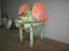 4" x 8" Sturtevant Jaw Crusher, 3 HP, On stand, back replacement jaw is missing