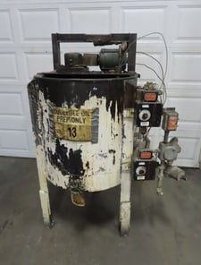 50 gallon Sta-Warm, Jacketed Tank, Oil fill jacket, electrically heated, 5:1 Ohio Gear reduced drive
