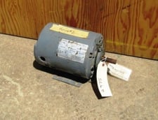 .75 HP 1725 RPM General Electric, Frame 56, Thermally Protected, Single Phase, 115 Volts