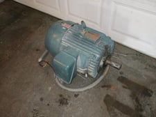 25 HP 1760 RPM Reliance, Frame 284T, 62/31 amps, energy efficient, 230/460 Volts