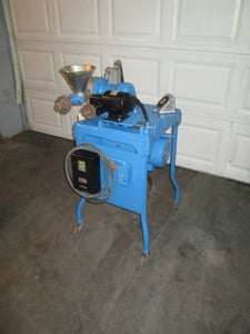 Mikropul #SH Pulverizer, stainless steel contact parts, auger feed, 14000 RPM, 1 HP, 6 swinging hammers