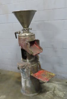 Image for Morehouse Cowles #B-1400, Stone Mill, 20 HP, stainless steel, Direct coupled, Jacketed housing, Funnel 16" tall