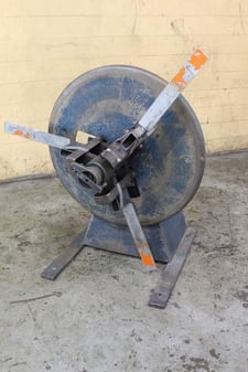 2500 lb. Littell #25-12, coil reel, 12" width, 54" outside dimensions, 12"-14" ID, manual expansion, #71871