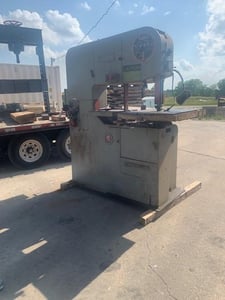 35.5" x 13" DoAll #3613-0, vertical bandsaw, 1" x 175" blade, 50-5200 FPM, blade welder, S/N 278-75628