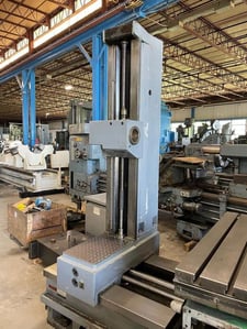 Kuraki, horizontal boring mill tailstock for KBT1003W, 4" spindle horizontal boring mill