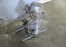 1.5" Wilden #M4, Double Diaphragm Pump, plastic and aluminum, 1.5" inlet and outlet, teflon diaphragms,