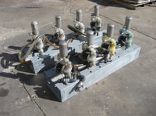 1/2" Sandpiper #OEM-25, Airpowered Double Diaphragm Pumps, 1/2" inlet, Type TN-3-PP, qty. 8