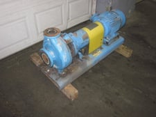 Durco #2K-3X2-10A86-DCI, Centrifugal Pump, 3" inlet, 2" outlet, direct coupled, Alloy D4, 7.5 HP, UL tagged