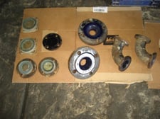 Glass lined Fittings, elbows, flanges, reducers, sight glass