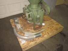 6" Flowtronics Inc., Rotary Airlock, 3/4 HP gear reduced drive, Chain and sprocket driven