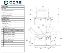 1000 KVA 20780GrdY/12000 Delta Primary, 480Y/277 Secondary, Pad, Recon, dual voltage(shipment available in 10
