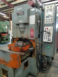 Fellows #10-4, gear shaping machine, 10" pitch diameter, 4" face, 3.5" spindle diameter, 4" stroke, AB PLC-2