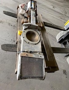 8" Dezurik, pneumatic 316 Stainless Steel gate valve, 150 CWP