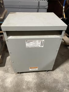 25 KVA 240/480 Primary, 120/240 Secondary, General Electric 9T23B2671, Single-Phase Transformer