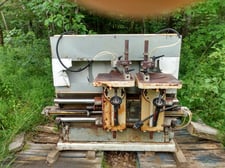 Pade #T45, shaper, single end tenoner that will handle straight or curved material, 1997