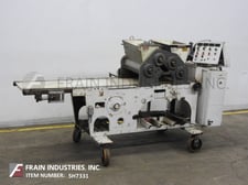 Werner Lehara / Baker Perkins, 18" wide depositor, digital read out, mounted on heavy duty frame with casters