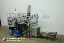 Wexxar IPAK #TF-200S, automatic, 4-corner servo, tray former, hot melt glue sealer, A/B PLC controller with