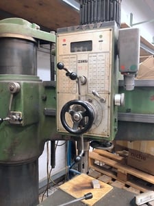 Mecof #35-S, radial arm drill,