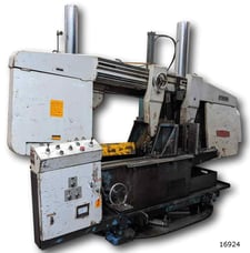 25" Daito #ST5090, horizontal bandsaw, 25" x 299.21" blade size, 31.5" bed height, 62-492 FPM, 10 HP saw