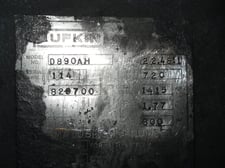 1000 HP @ 900 RPM, Lufkin #D890AH, double reduction horiz parallel shaft, 22.48:1 ratio