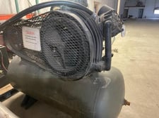 25 HP Saylor-Beall #PL-92520, 2-stage horizontal air compressor, 89 cfm, 175 psi, 230/460V.