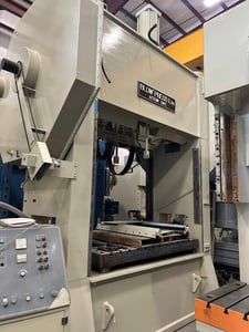 250 Ton, Blow #SDG-250-84-48, straight side double crank, 8" stroke, 22" Shut Height, 84" RL x 48" FB bed