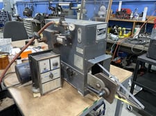 2" Dynabrade #65036-Virtubrade, versatility grinder, 4000 SFPM, 1 HP variable speed, 115 V, air operated, 1988