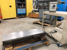 12" x 40" O.S. Walker, Heavy Duty Electro-Mag Chuck for Milling Applications, newer Walker SMART Control