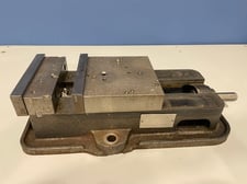 Kurt #D60, Machine Vise, 6" Wide Jaws, 6" Jaw Opening, with Soft Jaws, 18-1/2" x 9" x 4-1/2" High, 70 lb.