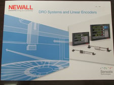 Newall 12" x108" Travel Lathe DRO System w/Headstock Display Mount, in original packaging, NEW