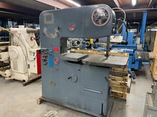 36" x 13" DoAll #3613-1, vertical band saw, blade welder, 440 V.