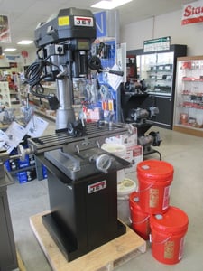 NEW Jet #JMD-18, Mill/Drill, 8 speed spindle, 1/2" drill chuck w/arbor, 2 -HP, single phase, free stand