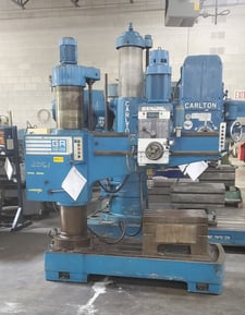 4' -14" South Bend #GK50-1200, radial drill, power clamping, power elevation, box table, coolant
