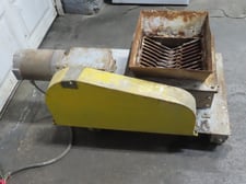 Lump breaker, 12" x 12" top opening, stationary arms, inside rotating rotor, 1 HP