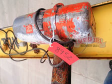 1 Ton, CM #L, hoist with pendant control, 1 HP, 16 FPM