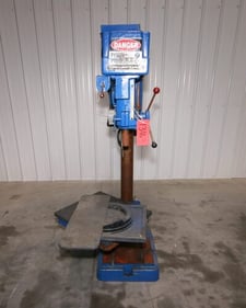 20" Clausing #Series-22V, variable speed drill press, 1-1/4" dia., 22" x19-1/2" table, #3MT