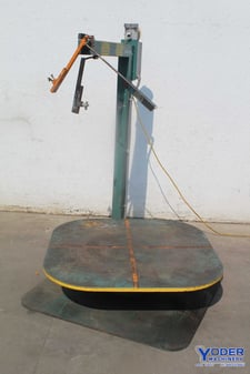 4000 lb. Custom pallet type coil reel, 48" x48" table area, 3/4 HP, forward/reverse, #71917