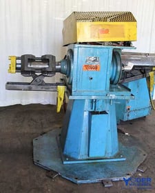 6000 lb. Littell #60-18, motorized double end uncoiler, 18" width, 16"-20" ID, 48" outside dimensions, #62416