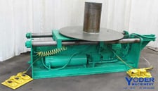 6000 lb. Horizontal uncoiler, manual horizontal payoff, pneumatic brake, 3 HP, #62267