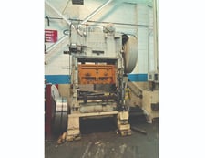 100 Ton, Minster #P2-100-48-31 Piece Maker, straight side double crank, 2" stroke, 20" Shut Height, 4"