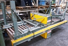 48" wide x 20' long, Roller conveyor, 16 galvanized 1.9" dia rolls, 1 HP, 225 lb linear ft