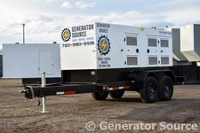 175 KW SWP #GS220, diesel, sound atternuated enclosure, on trailer, 240/208/480 Volts, 1109 hours, 2018, on