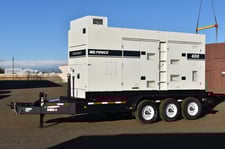 320 KW Multiquip #DCA400SSI4F, diesel, sound attenuated enclosure, on trailer, multi-tap, 3653 hours, 2018