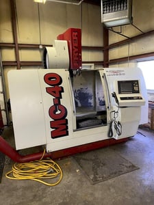 Fryer #MC-40, CNC vertical machining center, 24 automatic tool changer, 40" X, 20" Y, 29" Z, 8500 RPM, 25