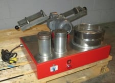 R & D Carbon Switzerland, Shaker Sample Mill Apparatus, two position, containers with 50 balls in each