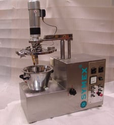 Symex, Laboratory Vacuum Disperser, high polished stainless, pharmaceutical grade, vacuum, jacketed, controls